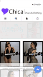 Mobile Screenshot of chicaclothing.com